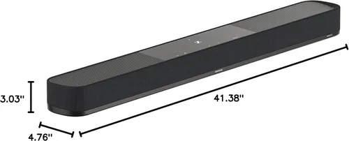 Miniatura 10 de Sennheiser AMBEO Soundbar Plus para TV y música con sonido envolvente 3D inmersivo, configuración de altavoces virtuales 7.1.4, subwoofers dobles