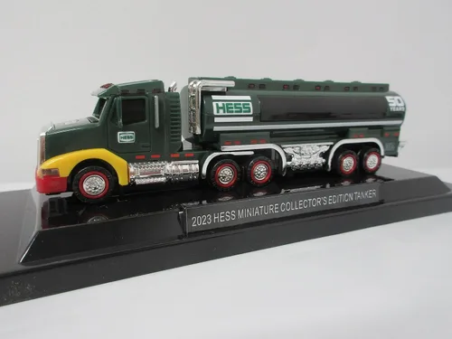 Miniatura 4 de Hess Toy Truck 2023 25th Anniversary Mini Collection - Primer camión, camión de juguete con crucero espacial y petrolero