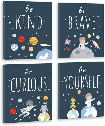 Miniatura 7 de CHDITB Decoración de aula de libros de lectura, citas inspiradoras, impresión artística de pared para niños, 12 x 16 pulgadas, libros motivacionales