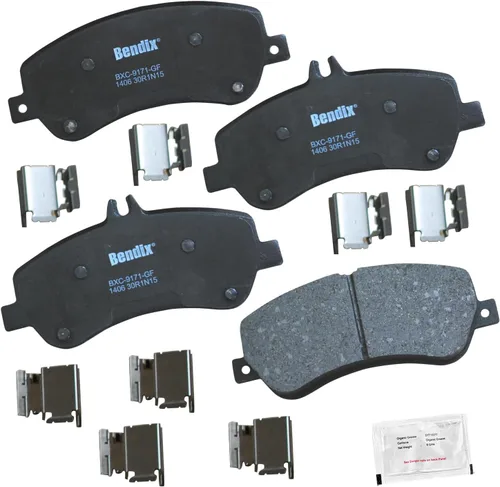 Miniatura 84 de Pastillas de freno delanteras cerámicas Bendix Priority1 CFC2302 para Hyundai Elantra 2021, Sonata 2022-2020, Kia K5 2023-2021