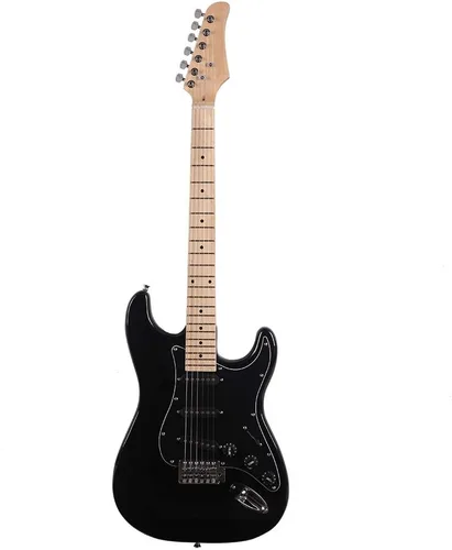 Miniatura 2 de Kit completo de guitarra eléctrica de 39 pulgadas para principiantes, tamaño completo con amplificador de 20 W, con correa, bolsa, amplificador