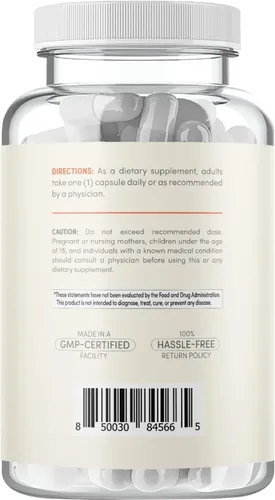 Miniatura 7 de Clear Formulas Bioactive SAM-e 500 mg - Suplemento SAM-e de alta resistencia con forma S, S biológicamente activa para el hígado y el estado