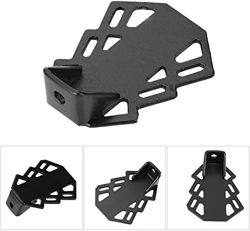Miniatura 3 de VGEBY1 Pedal trasero de bicicleta, reposapiés trasero de bicicleta, reposapiés antideslizante de hierro con agujero de 0.197 in para bicicleta