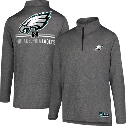 Miniatura 47 de Ultra Game Men's NFL Official Super Soft Quarter Zip Long Sleeve T-Shirt