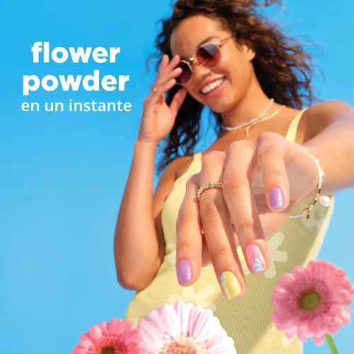 Miniatura 6 de Sally Hansen Insta-Dri Flower Powder, Peony Pace, esmalte de uñas, se seca en 60 segundos, una capa, acabado mate satinado