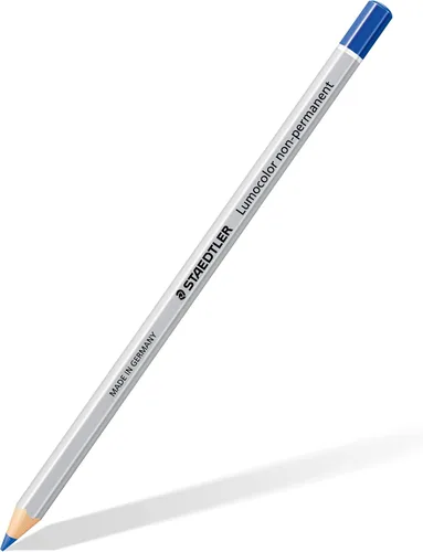 Miniatura 2 de Staedtler Lumocolour - Lápiz omnichrom no permanente, color azul (12 unidades)