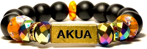 Miniatura 61 de Pulseras africanas tradicionales con nombre nacido en el día para mujeres de Ghana, materiales naturales, ajuste cómodo y holgado