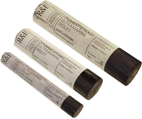 Miniatura 375 de Pinturas R&F Hechas a Mano - Palo de Pigmento al Óleo Profesional, Gris Neutro Medio, 188 ml
