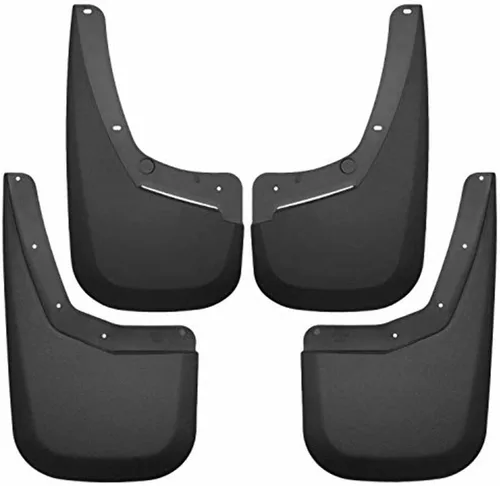 Miniatura 2 de Husky Liners - Protectores de barro delanteros y traseros Chevrolet Silverado 1500 2007-2013, Chevrolet Silverado 2500/3500 2007-2014 con ruedas