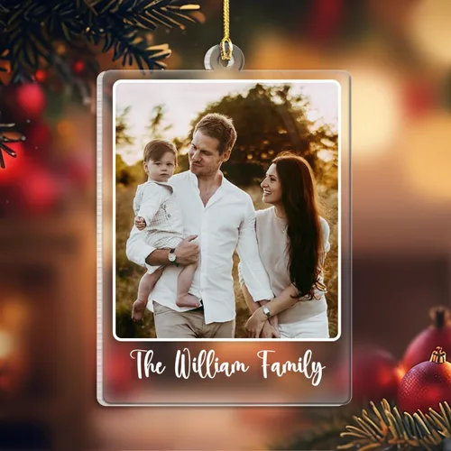 Miniatura 22 de Adorno de rana personalizado con estilo de joyería, adorno acrílico 2024 para niña, mujer, mamá, ideas de regalo de Navidad, decoración de árbol