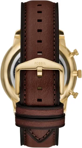 Miniatura 2 de Fossil Neutra Quartz Reloj cronógrafo de acero inoxidable y cuero para hombre