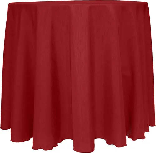Miniatura 61 de Mantel reversible de satén Shantung de Ultimate Textile Majestic de 114" redondo, Satin, Paquete de 2