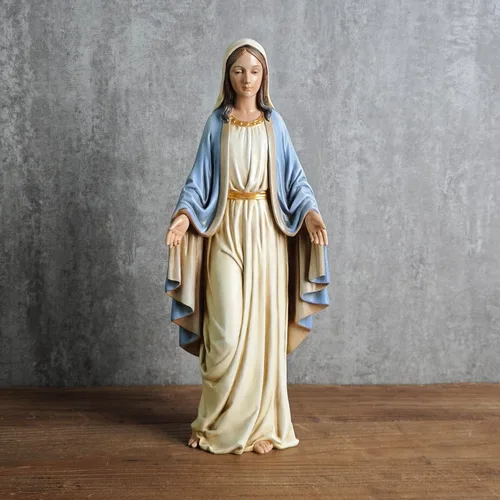 Miniatura 2 de Buildclassic - Estatua católica de la Virgen María de 12.5 pulgadas de alto, con brazos abiertos y brazos abiertos para altar, decoración católica