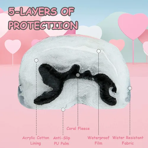 Miniatura 56 de Guantes de nieve para hombre y mujer, impermeables, para invierno, cálidos, para esquí, snowboard, guantes para mujer