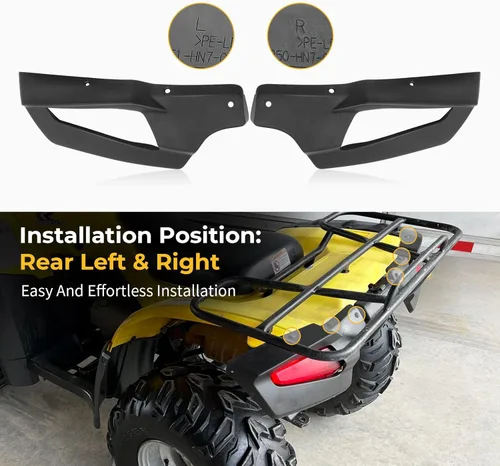 Miniatura 3 de M MATI Guardabarros Trasero Izquierdo y Derecho para Honda Rancher 350 Rancher 400 2004-2007 80250-HN7-000ZA 80251-HN7-000ZA