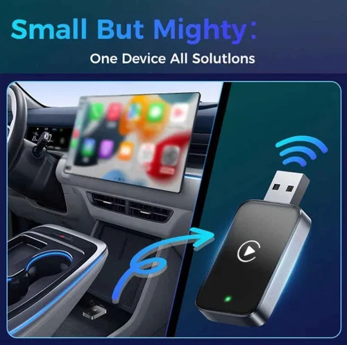 Miniatura 4 de Car Wireless CarPlay Adapter for BMW X5/X6 M 2021 2022 2023 2024 2025, Plug & Play, Play Stable Connection No Latency, Converts Wired to