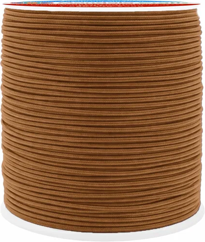 Miniatura 96 de Mandala Crafts Cuerdas elásticas color burdeos de 0.079 pulgadas para hacer joyas y cuentas, cuerda elástica de 76 yardas, hilo elástico redondo