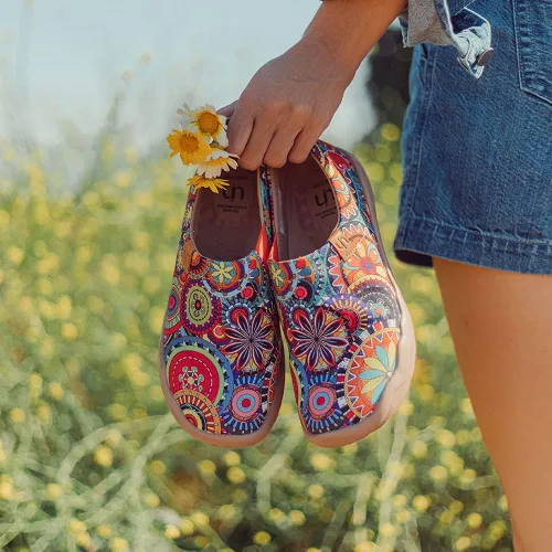 Miniatura 4 de UIN - Zapatos de viaje de lona pintada para mujer