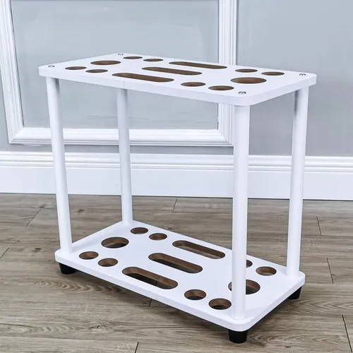 Miniatura 9 de FixtureDisplays® Organizador de herramientas de mango largo Garage Garden Tool Storage Rack 10018