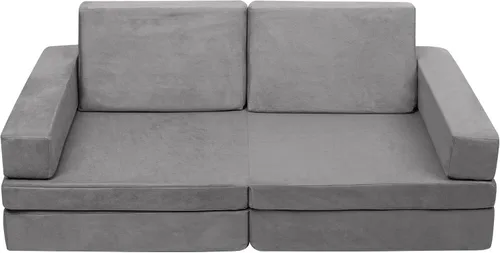 Miniatura 8 de Betterhood Sofá Modular de Juegos para Niños, Sofá para Niños para Construir Fuerte en Sala de Juegos, Cojín de Espuma Convertible para Niños