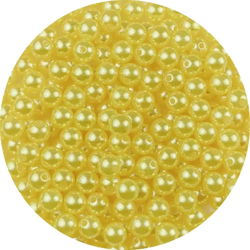 Miniatura 32 de Perlas de cuentas, 4000 piezas de cuentas de perlas de 3 mm redondas para llaveros, pulseras, collares, llaveros, joyería, manualidades, decoración