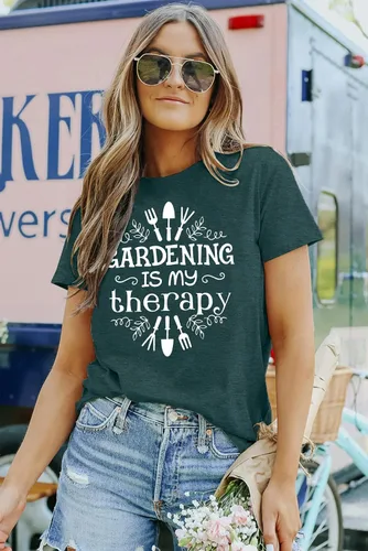Miniatura 28 de MAIHUN Camisas de jardín para mujer, camiseta para amantes de las plantas, camiseta gráfica de jardinería, camisetas de regalo de jardinero