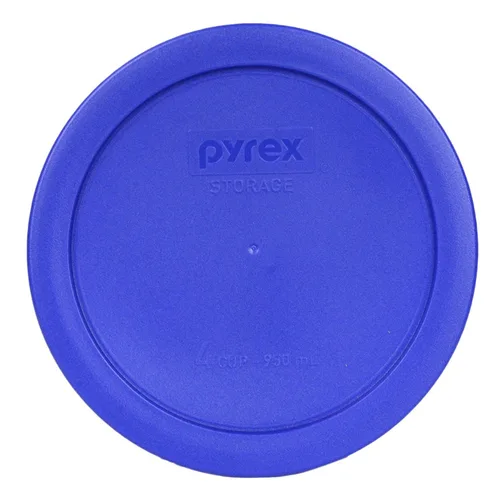Miniatura 37 de Pyrex 7201-PC 4 tazas azul tapa de repuesto para almacenamiento de alimentos (paquete de 4) - Fabricado en Estados Unidos Azul oscuro