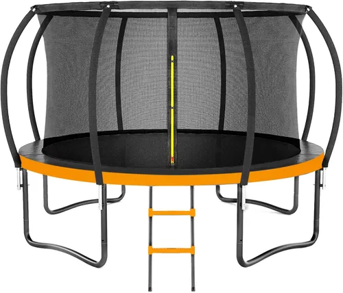 Kiivakii Trampolín de 10 pies, 12 pies, 14 pies, 16 pies, trampolines para exteriores para niños y adultos, trampolines recreativos con postes