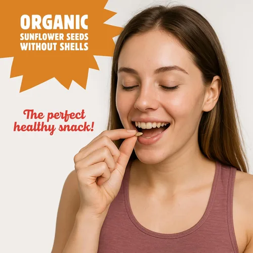 Miniatura 3 de Top Fox Snacks - Semillas de girasol con miel y canela para comer (5.5 onzas, paquete de 6) – Snacks aptos para dieta cetogénica, aperitivos sin