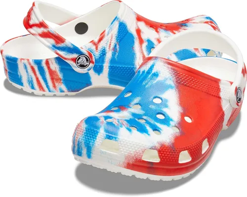 Miniatura 7 de Crocs - Zuecos clásicos de teñido anudado unisex para adultos
