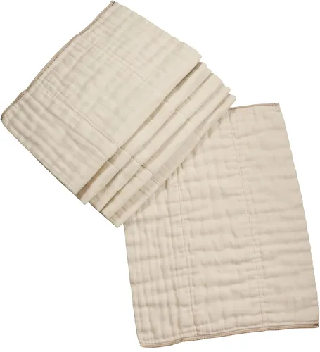 Miniatura 13 de OsoCozy - Pañales de tela preplegados sin blanquear - 100% algodón, duraderos, suaves, absorbentes, sostenibles y económicos, se atenúan, se adapta