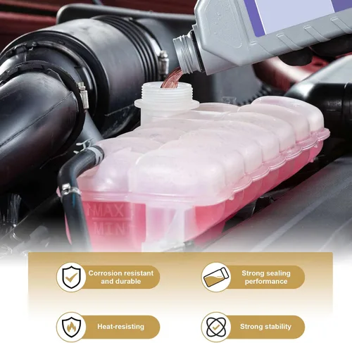 Miniatura 7 de PartsFlow Tanque de depósito de refrigerante con tapa compatible con Chevrolet Silverado GMC Sierra Cadillac Escalade Yukon 603-054 22797286
