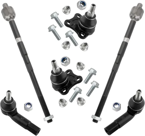 K90355 K90357 EV400 ES3524 ES3525 Kit de suspensión de rótulas delanteras inferiores interiores y exteriores compatibles con Volkswagen Beetle Golf
