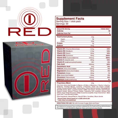 Miniatura 2 de bhip Red For Men (Fit) - Suplemento a medida para la salud hormonal, apoya la energía, la salud cardíaca, la vitalidad y la virilidad - 30 porciones