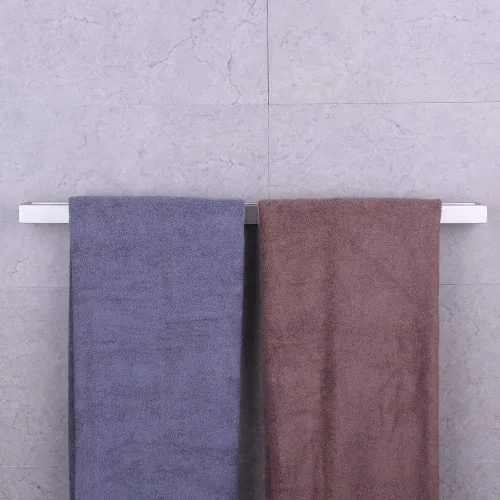 Miniatura 9 de GERZWY Toallero de baño de 30 pulgadas Barra de toalla de baño de acero inoxidable Estilo moderno Montaje en pared Acabado cepillado HG17702-LS