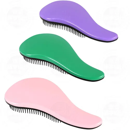 Miniatura 9 de 79STYLE 3 piezas de cepillo desenredante Naturals desenredante peine para el cabello se desliza a través sin dolor sin enredos para mujeres hombres