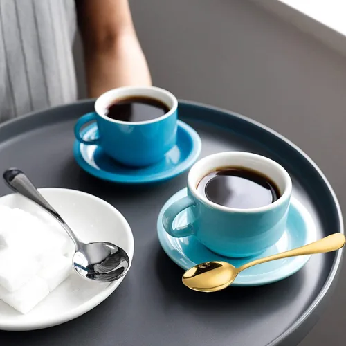Miniatura 3 de Wesdxc56 Demitasse - Cucharas de café expreso, mini cuchara de café, cucharas pequeñas de acero inoxidable de 5.5 pulgadas para postre, juego de 6