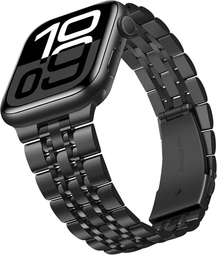 Miniatura 2 de Tasikar Correa compatible con Apple Watch Band de 1.654 pulgadas (Serie 11/10) 1.614 pulgadas, 1.575 pulgadas, 1.496 pulgadas, correa de metal
