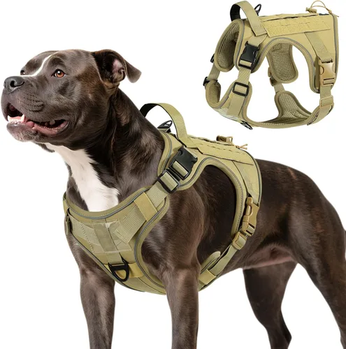 Miniatura 32 de VavoPaw cinturón de seguridad para perro, arnés de coche con peto de seguridad y hebilla ajustable para vehículo, cinturón de seguridad de nailon