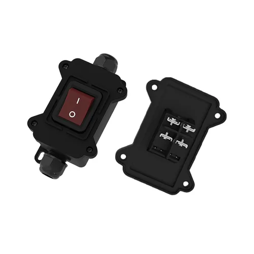 Miniatura 5 de lcocove JD IP65 - Interruptor de cable en línea impermeable 125/250 V, 30 A, 4 pines, 2 posiciones de encendido y apagado, interruptor de botón