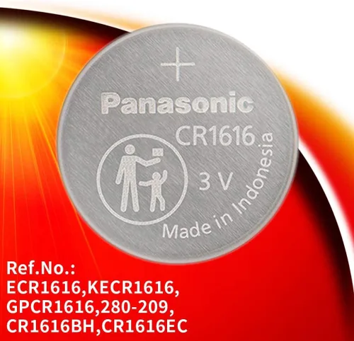 Miniatura 2 de Panasonic Batería de litio Cr1616 de 3 V, paquete de 2 x (5 piezas) = 10 baterías de un solo uso