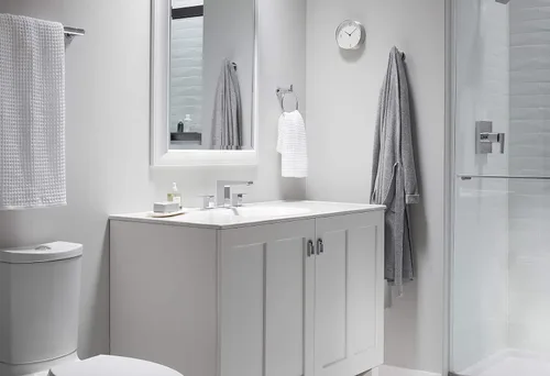 Miniatura 7 de Kohler 24857-4-CP Honesty - Grifo para lavabo de baño, cromo pulido