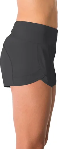 Miniatura 2 de Tough Mode - Pantalones cortos para mujer, ligeros, con forro de malla, 3 pulgadas, bolsillo con cremallera, para hacer ejercicio, correr