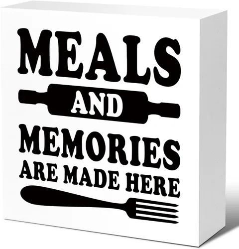 Miniatura 12 de LVQHI Letrero rústico con texto en inglés "I Sorry for the Things I Said When I Was Hungry", divertidos letreros de madera de cocina, caja de madera