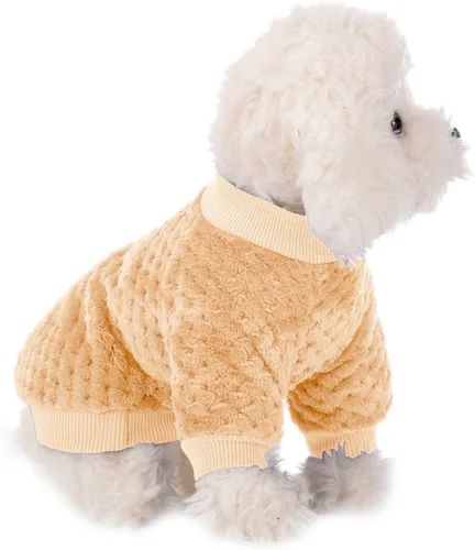 Miniatura 6 de Suéter para Perro, Paquete de 2 o 3 Suéteres para Perros Pequeños y Medianos o Gatos, Ropa Cálida de Franela Suave para Mascotas para Perros Hembra