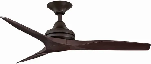 Miniatura 27 de Fanimation Spitfire - Ventilador de techo para interiores y exteriores de 48 pulgadas, bronce oscuro con cuchillas naturales