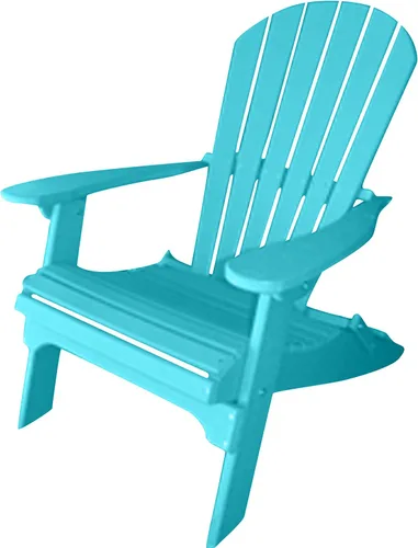 Miniatura 13 de Phat Tommy Silla Adirondack plegable – Silla Adirondack de polietileno de polietileno de alta densidad – resistente plástico reciclado – Muebles