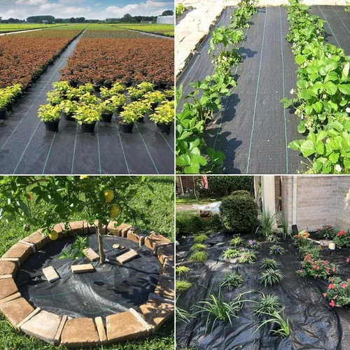 Miniatura 4 de Tela Barrera contra Malezas para Paisajismo Tela Resistente 3 pies x 100 pies Tela para Jardín Alfombra contra Malezas Cubierta de Suelo, Tela