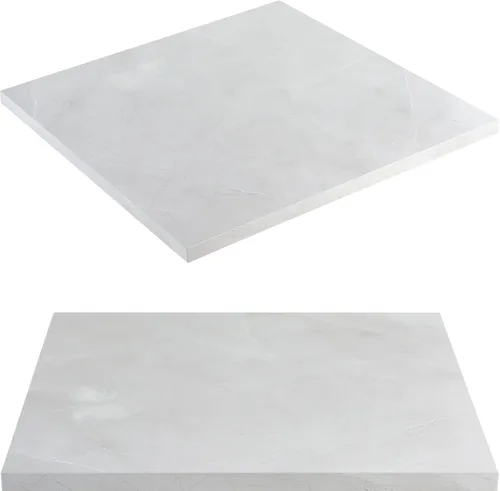 Miniatura 20 de Kaboon Mesa universal de 24 x 24 pulgadas, paquete de 2, solo encimera reversible de melamina, uso doméstico o comercial en interiores, 1 pulgada