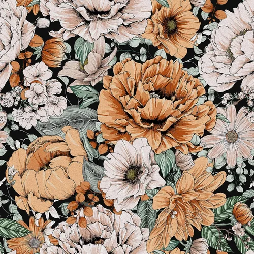 Miniatura 13 de Wallercity Papel Tapiz de Hojas Botánicas Tropicales Papel Tapiz Floral de Plantas Marrones para Sala de Estar Dormitorio Papel Tapiz Despegar